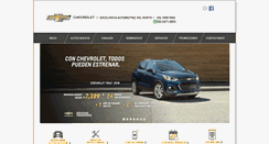 Desktop Screenshot of chevroletexcelencianorte.com.mx